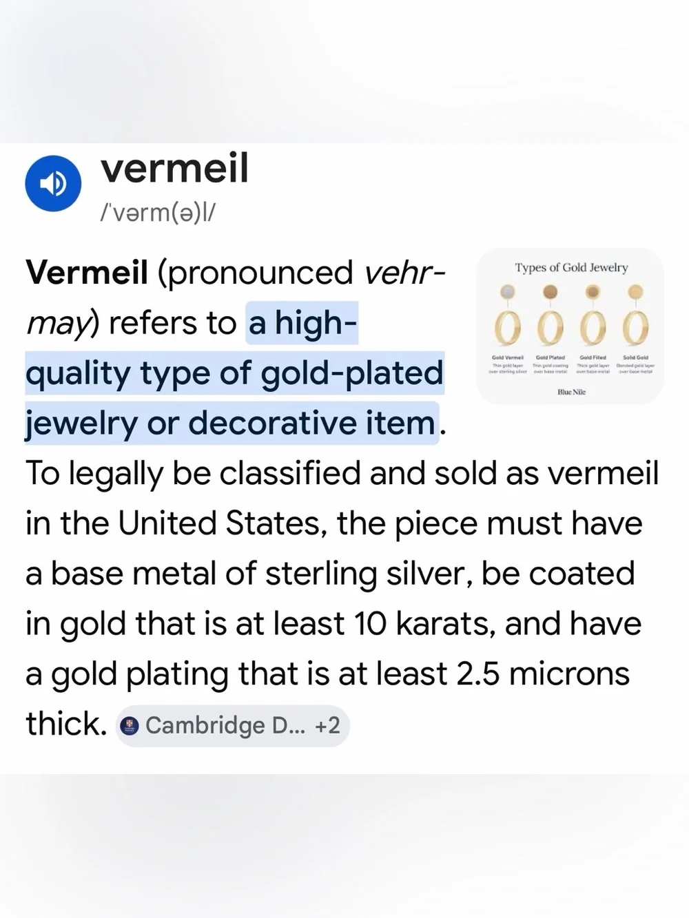 Helzberg 10K Vermeil Ring With Genuine Diamonds NIB